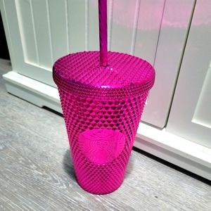 Starbucks grande 2022 holiday pink sangria cup